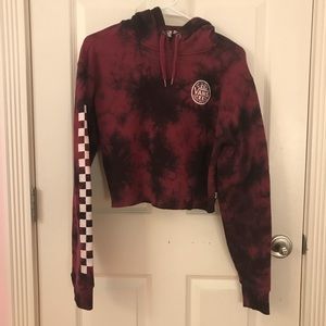 vans cropped hoodie